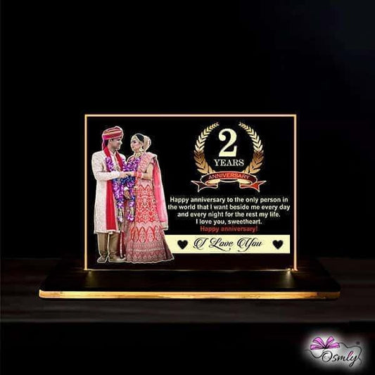Anniversary Special Acrylic LED Lamp - OSMLY