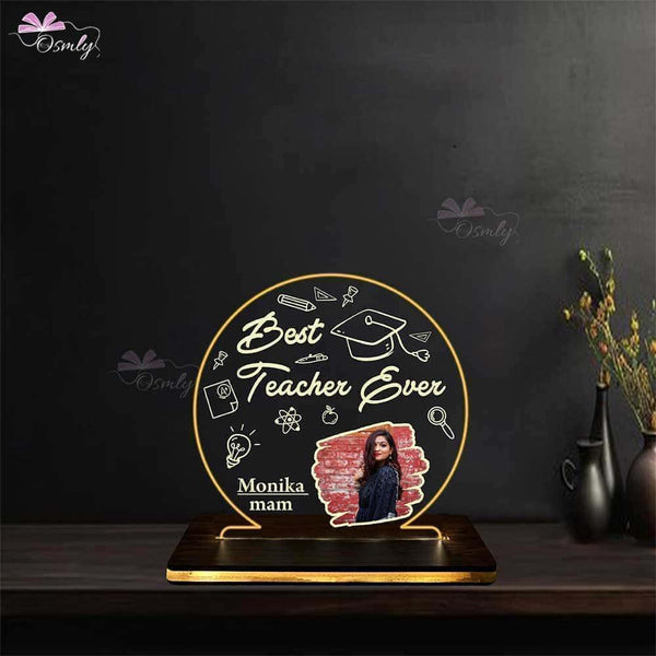 Best Teacher Ever LED Lamp - OSMLY