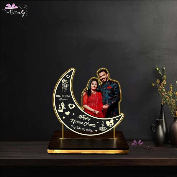 Karwa Chauth Moon Lamp - OSMLY