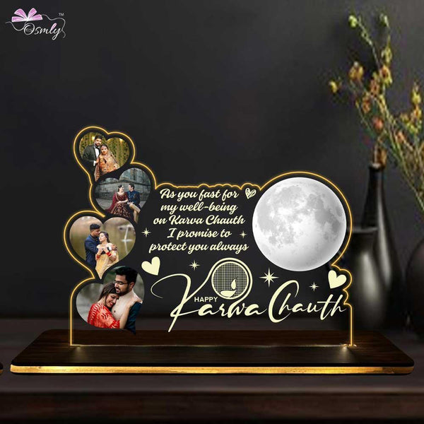 Acrylic Karwa Chauth Lamp - OSMLY