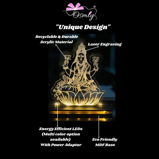 Ganesha Lakshmi LED Lamps Combo - OSMLY