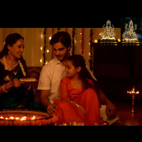 Ganesha Lakshmi LED Lamps Combo - OSMLY
