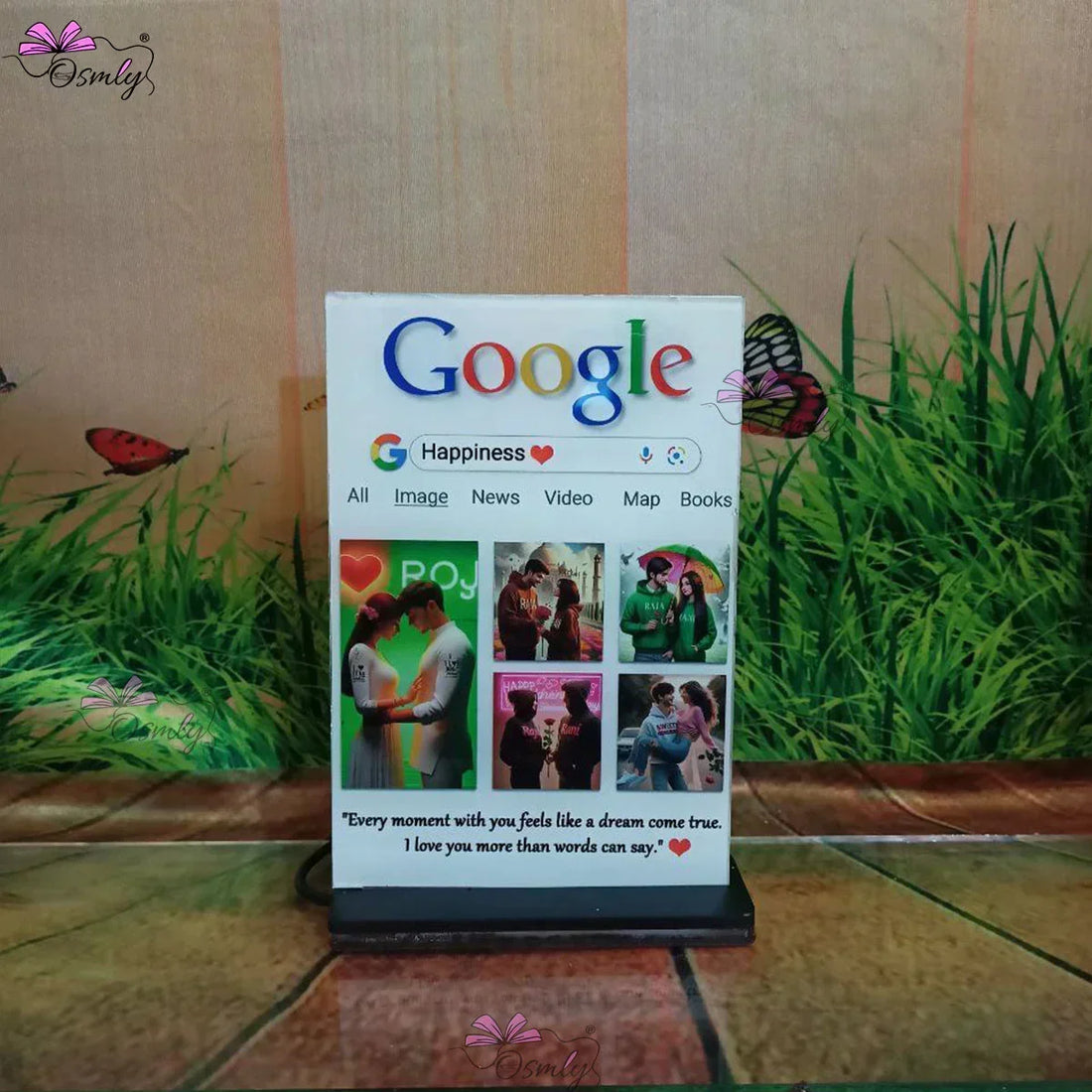 Acrylic Google Theme Table Frame Buy Online at OSMLY