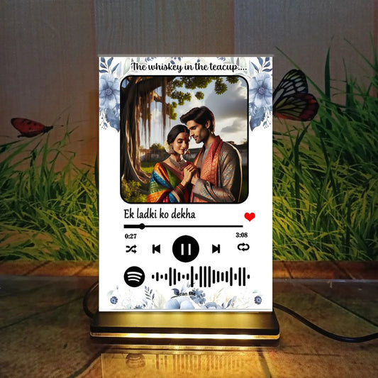 Blue Leafe Acrylic Spotify Plaque - OSMLY