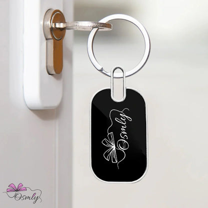 Metal Keychain with Rounded Edges - OSMLY