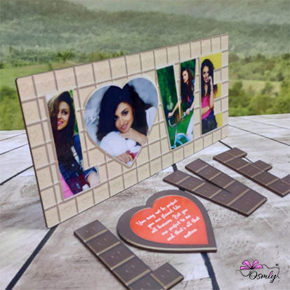 OSMLY Customized Chocolate Love Theme Magnet Frame from OSMLY Magnet Frame