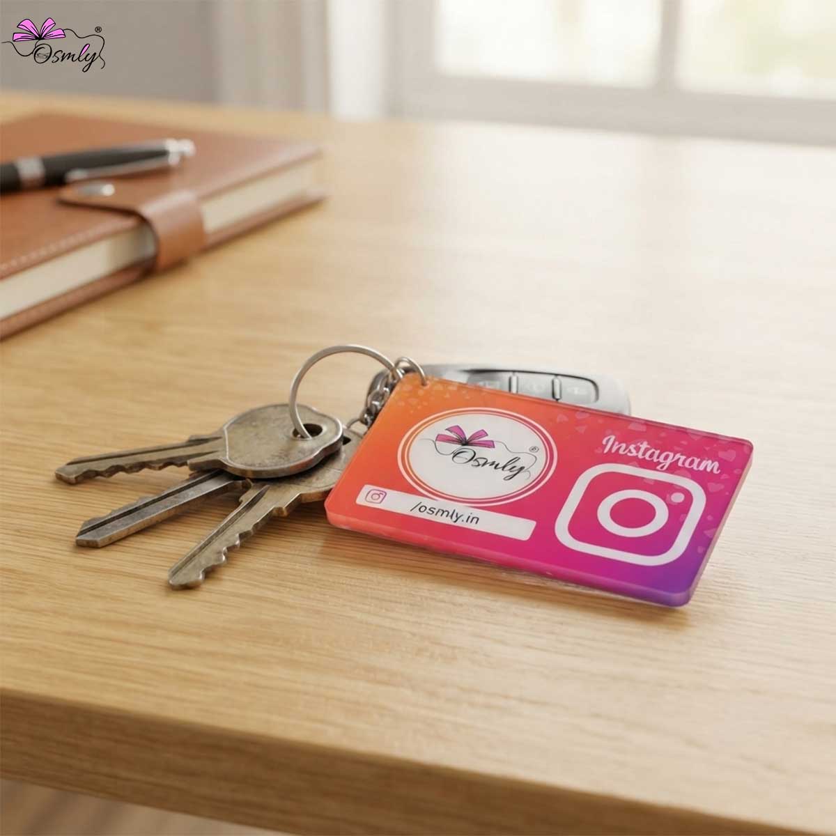 Instagram NFC QR Keychain