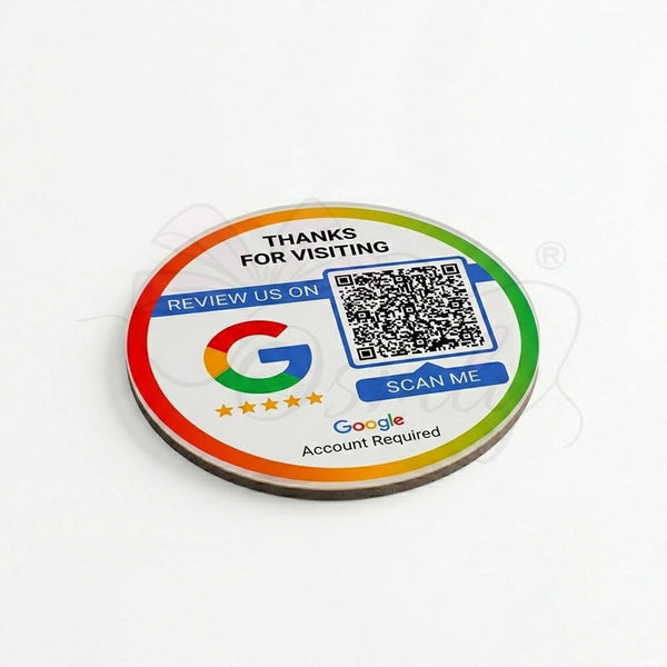 Acrylic Google Review Wall Mount