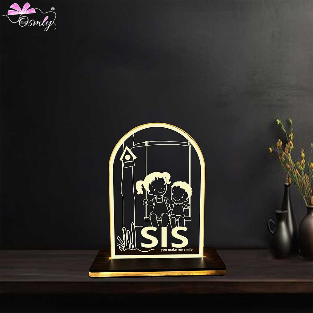 OSMLY Acrylic LED Plaque for Sis from OSMLY Acrylic LED Lamp