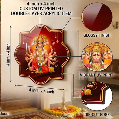 AcrylicPanchmukhiHanumanKavachreturngift - OSMLY