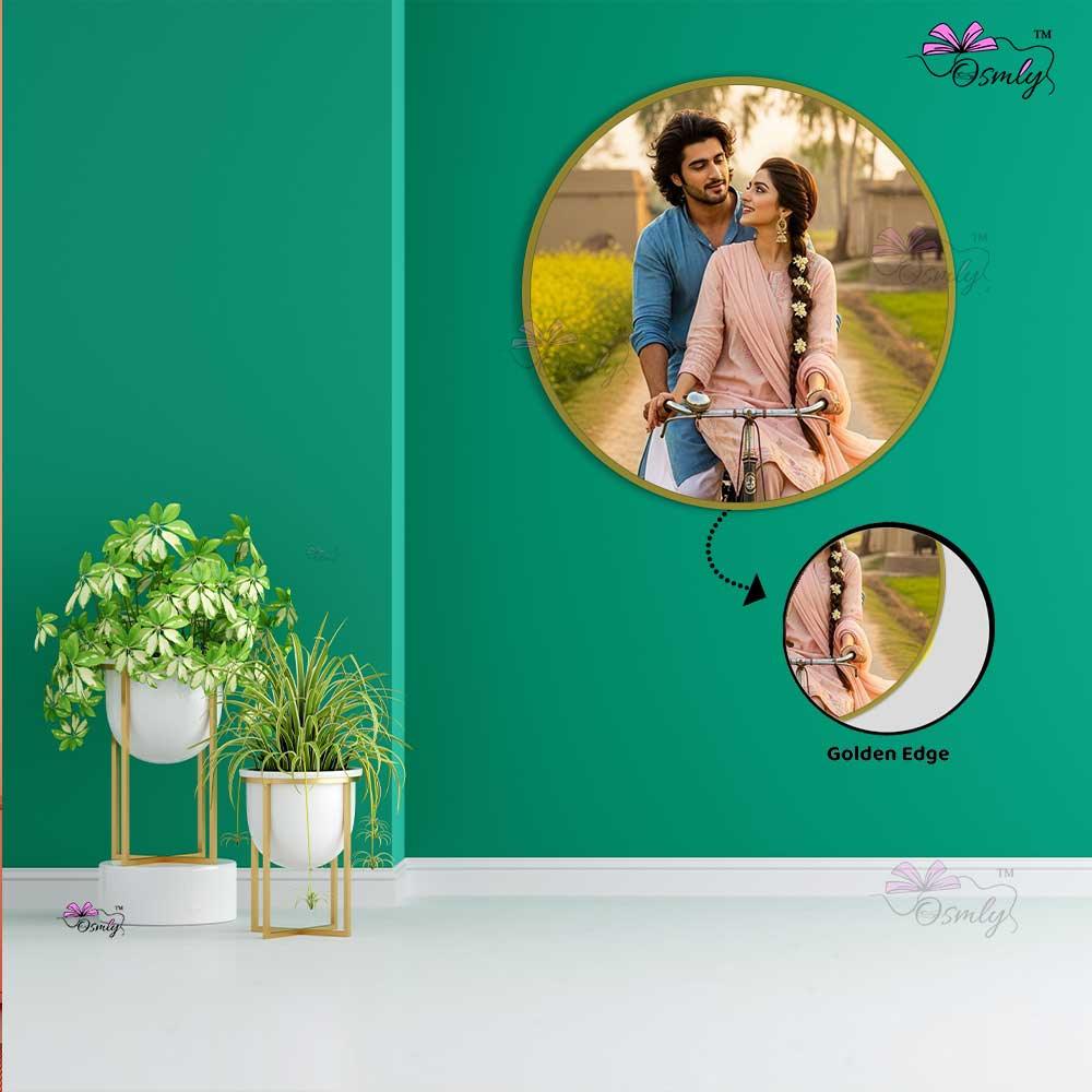 Acrylic UV Gold Border Frame - OSMLY
