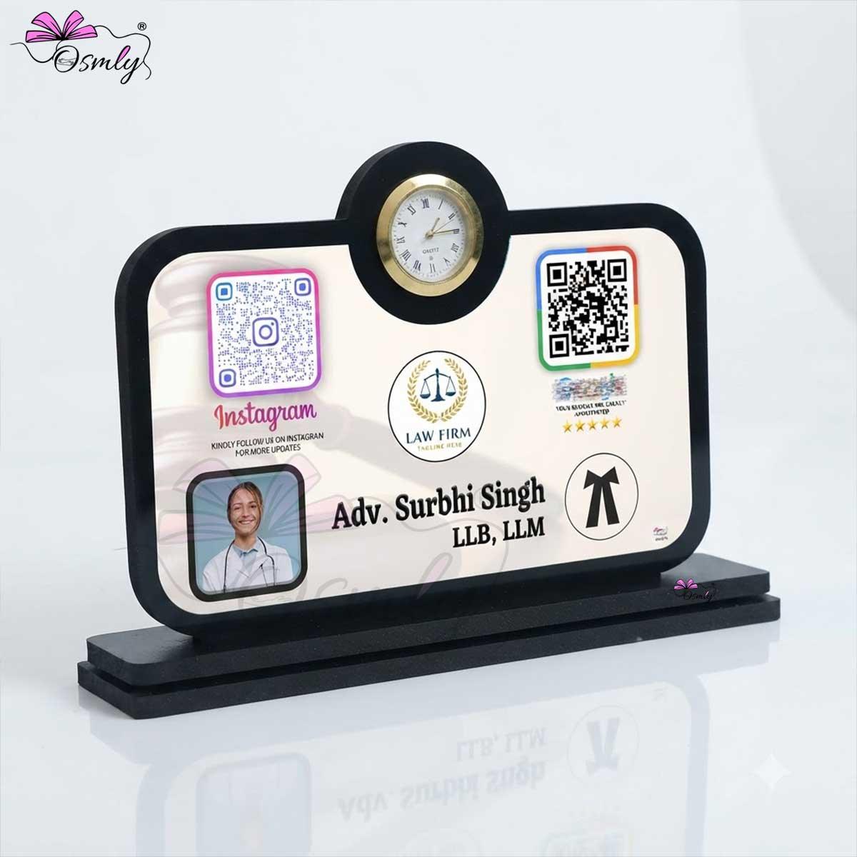 AdvocateClockQRStand - OSMLY
