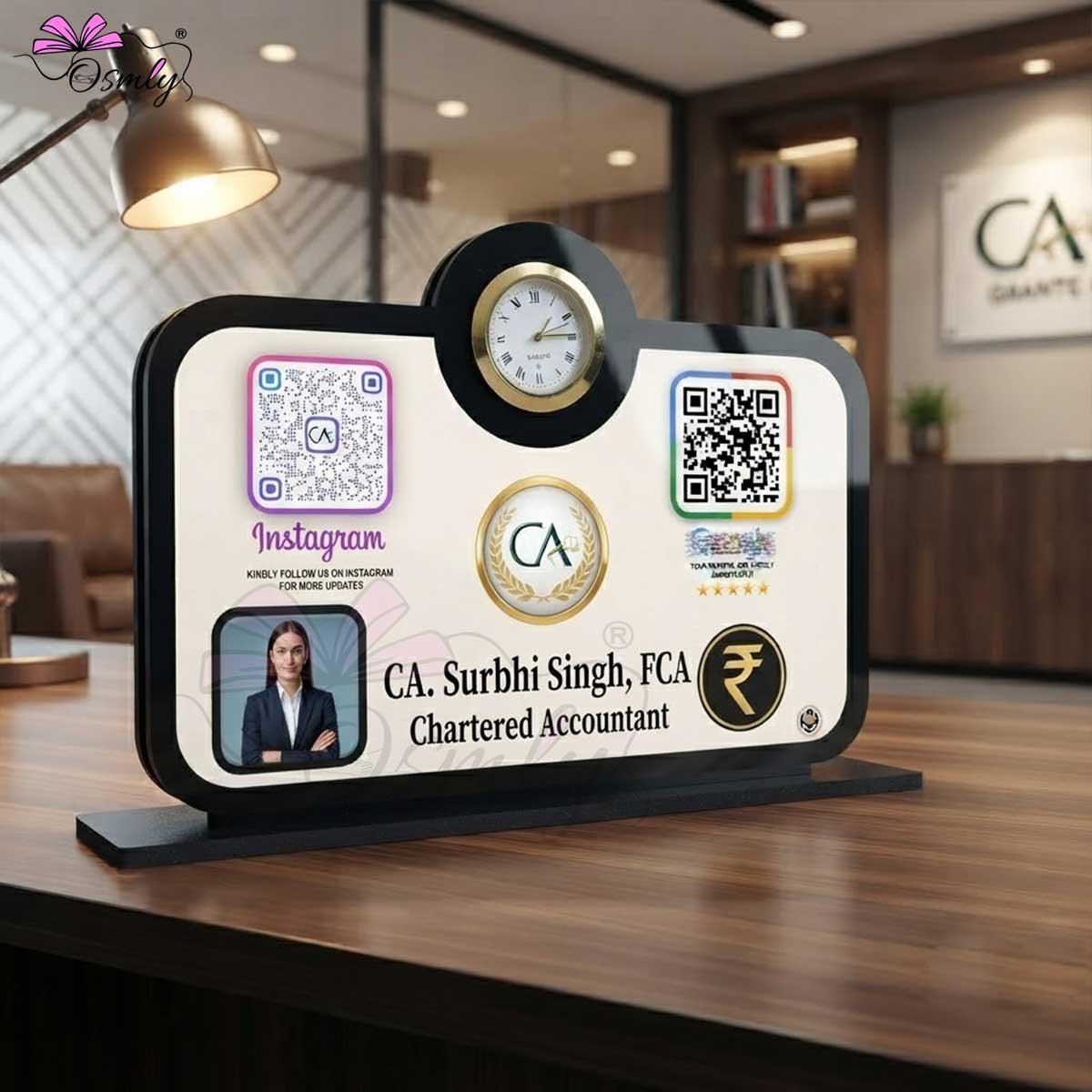 AdvocateClockQRStandgooglereviewstand - OSMLY