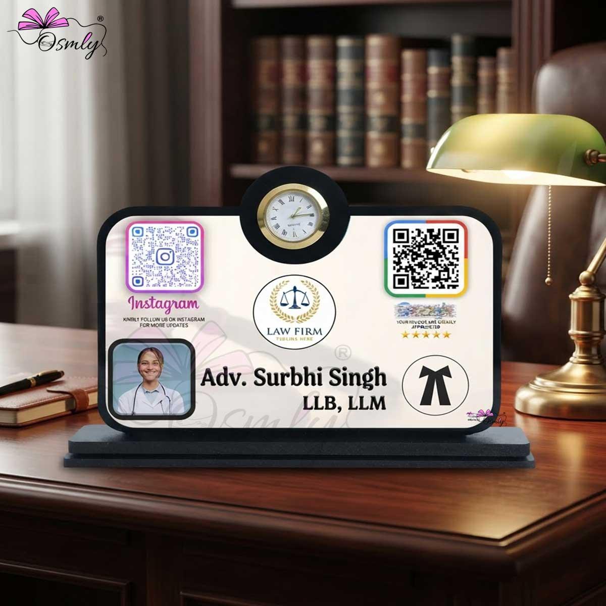 AdvocateClockQRStandinstagramqr - OSMLY
