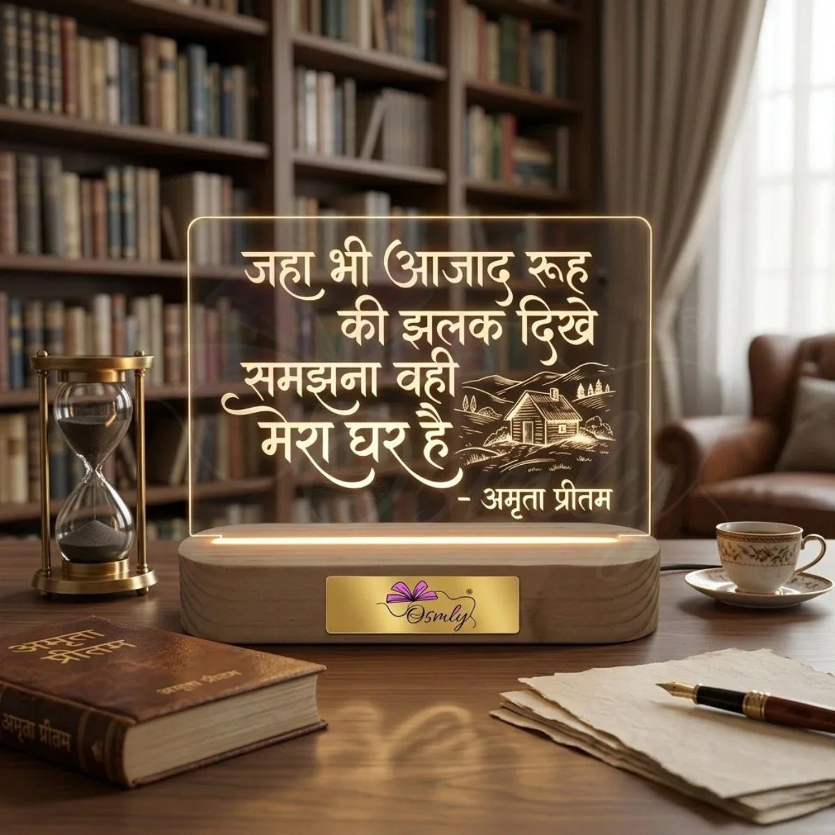 AmritaPritamAcrylicLEDLamp4 - OSMLY