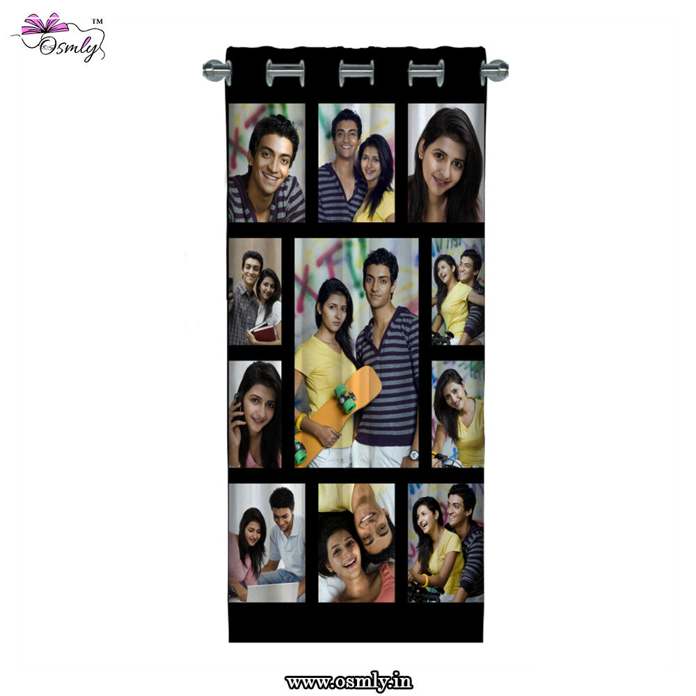 OSMLY Collage Theme Photo Printed Curtain from OSMLY Curtains