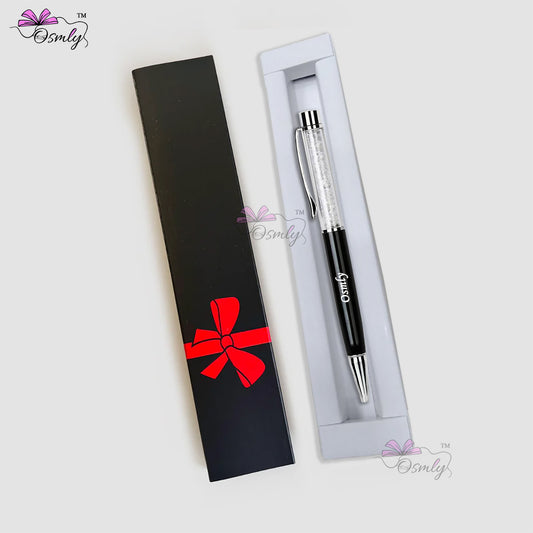 OSMLY Crystal Diamond Black Ball Pen from OSMLY Customized Pen