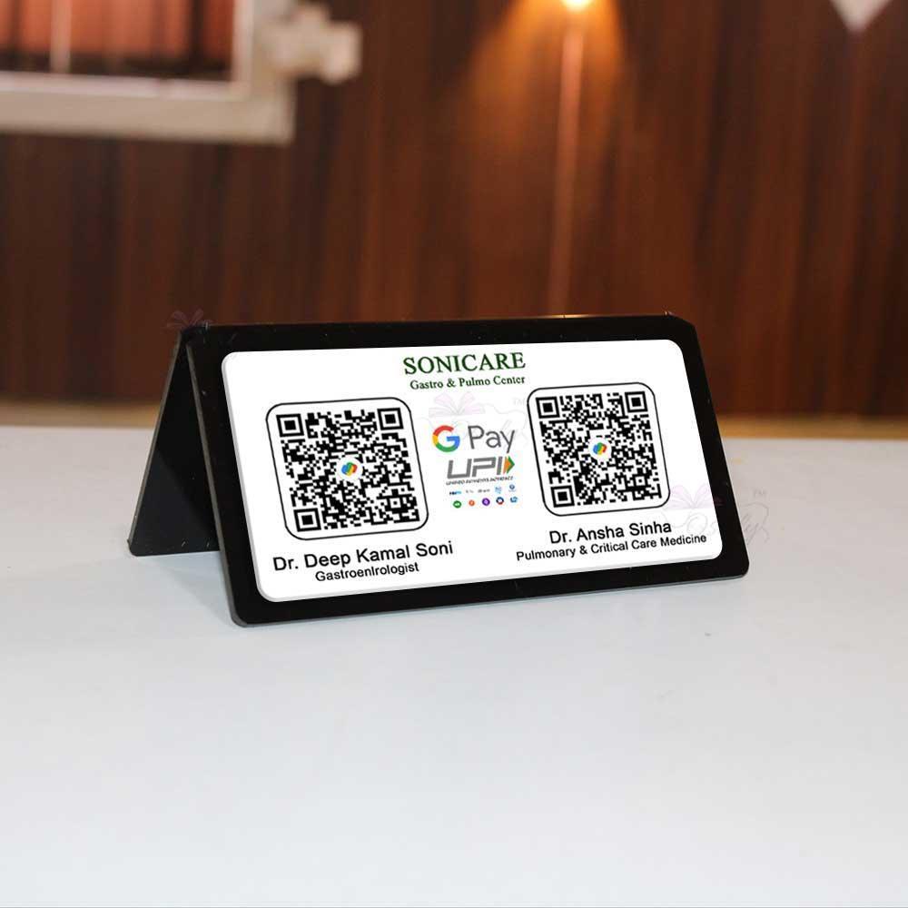 Printed Rectangular QR Stand - OSMLY