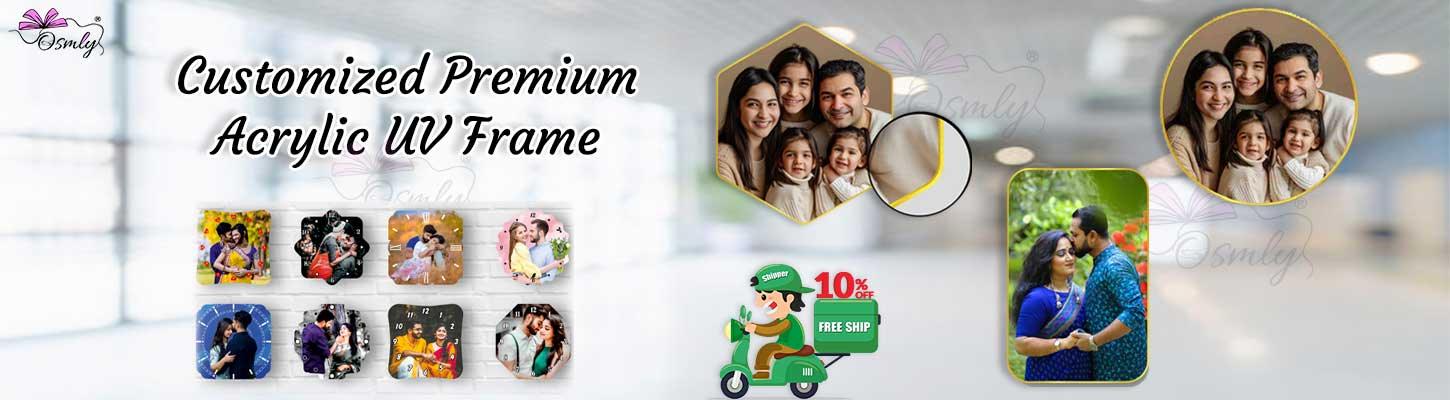 customized uv printed acrylic name plate banner