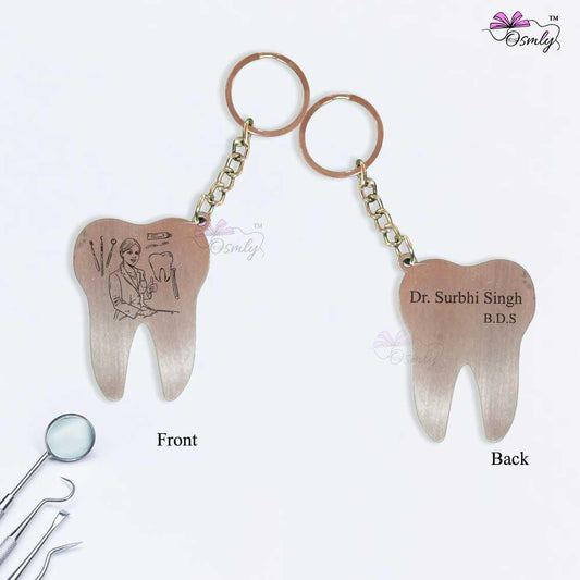 Customized Metal Dentist Key Chain