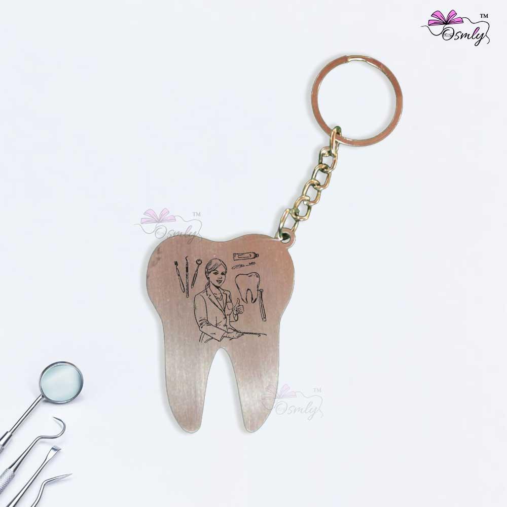 Customized Metal Dentist Key Chain