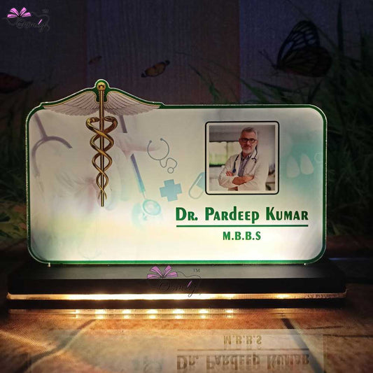OSMLY UV Print Customized Doctor Name Plate from OSMLY Name Plate