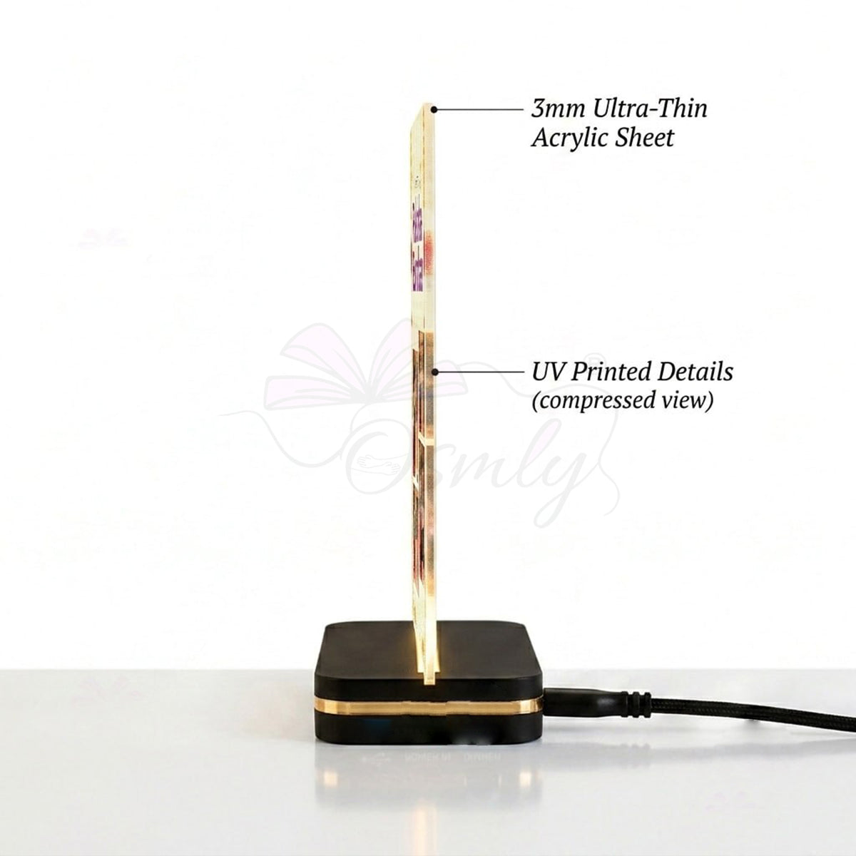 Customized Rakhi Lamp for Sister