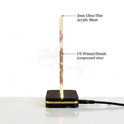 Customized Rakhi Lamp for Sister