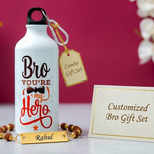 Customized Rudraksh Rakhi Sipper