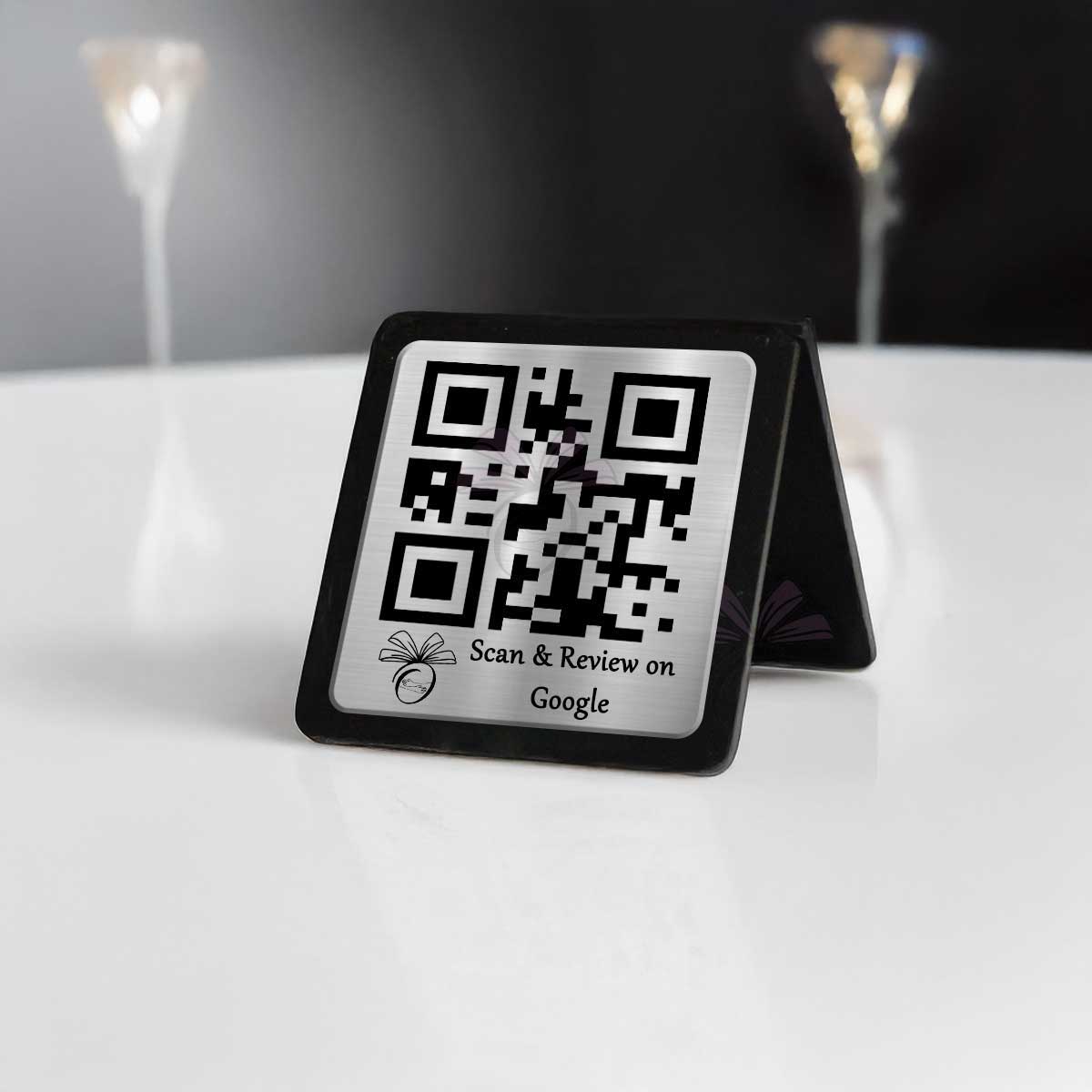 Silver Acrylic Single QR Stand