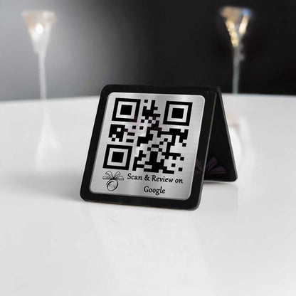 Silver Acrylic Single QR Stand