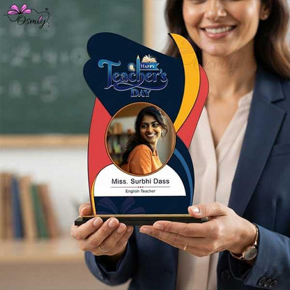 Customized Teachers Day Trophy