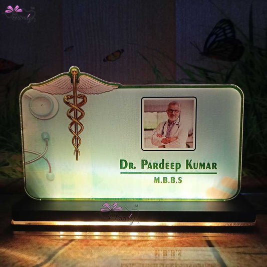OSMLY Customized UV Printed Doctor Name Plate from OSMLY Name Plate