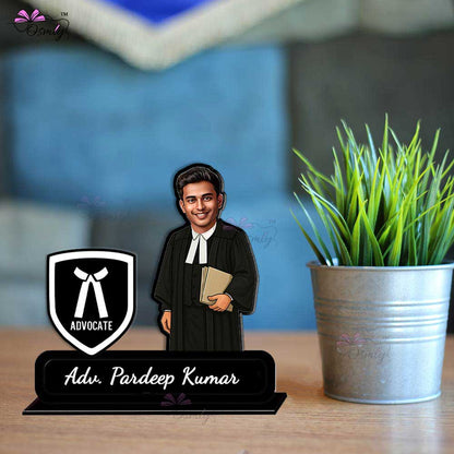 Lawyer & Judge Caricature