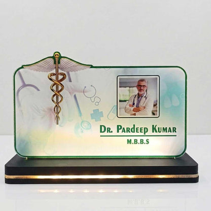 Customized_Photo_Print_Doctor_Name_Plate_front_view - OSMLY