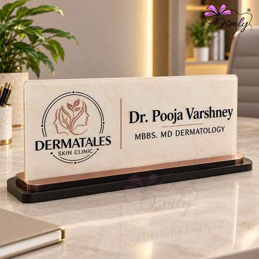 Dermatales Skin Clinic Nameplate