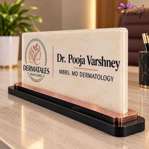Dermatales Skin Clinic Nameplate