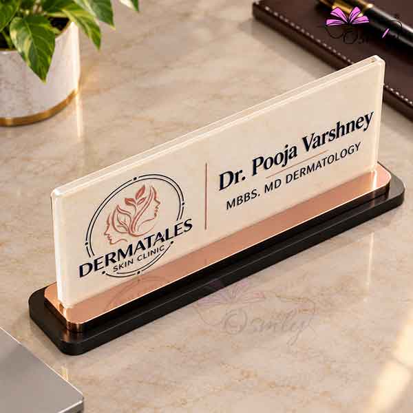 Dermatales Skin Clinic Nameplate