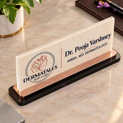 Dermatales Skin Clinic Nameplate