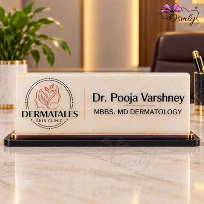 Dermatales Skin Clinic Nameplate