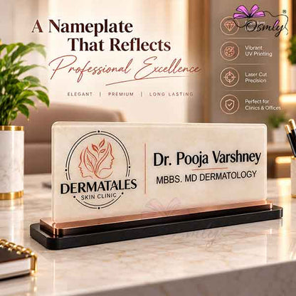 Dermatales Skin Clinic Nameplate
