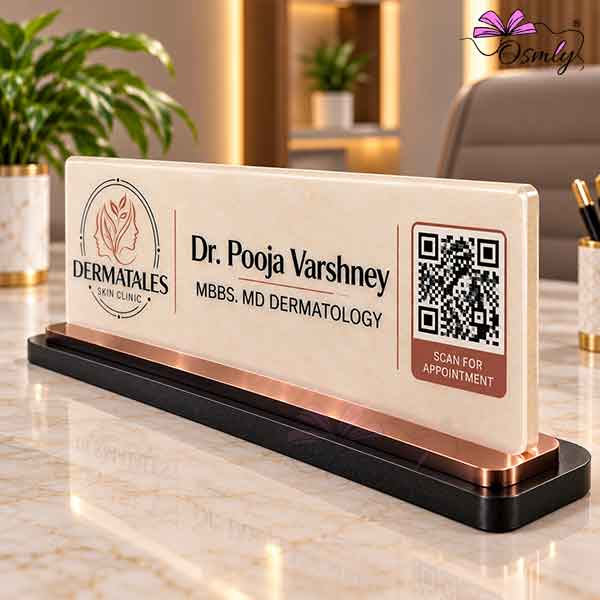 Dermatales Skin Clinic Nameplate