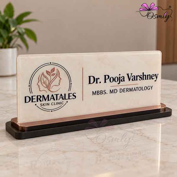 Dermatales Skin Clinic Nameplate
