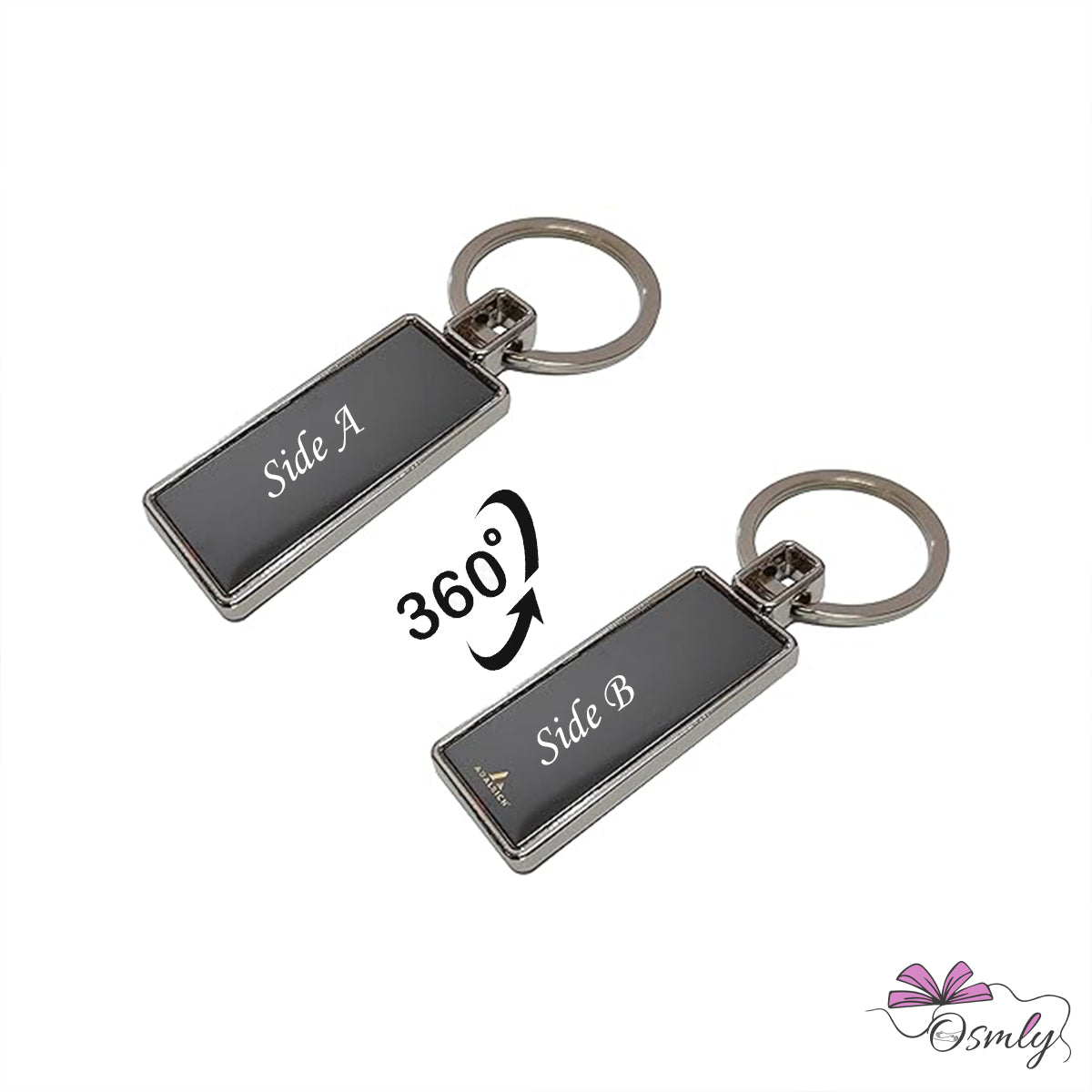 OSMLY Drive Safe Metal Keychain from OSMLY Keychains