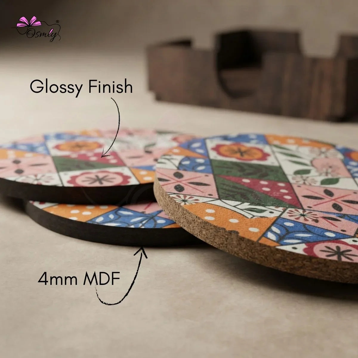 Eco Friendly Wooden Coasters