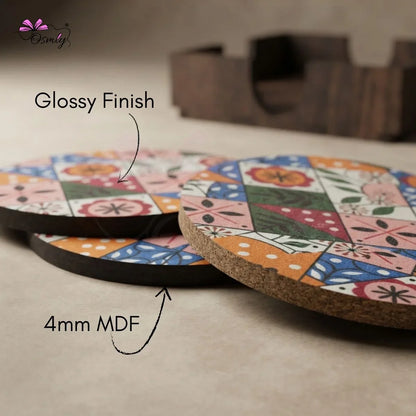Eco Friendly Wooden Coasters