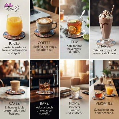 Eco Friendly Wooden Coasters