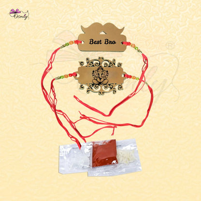 Ganesha Rakhi Set