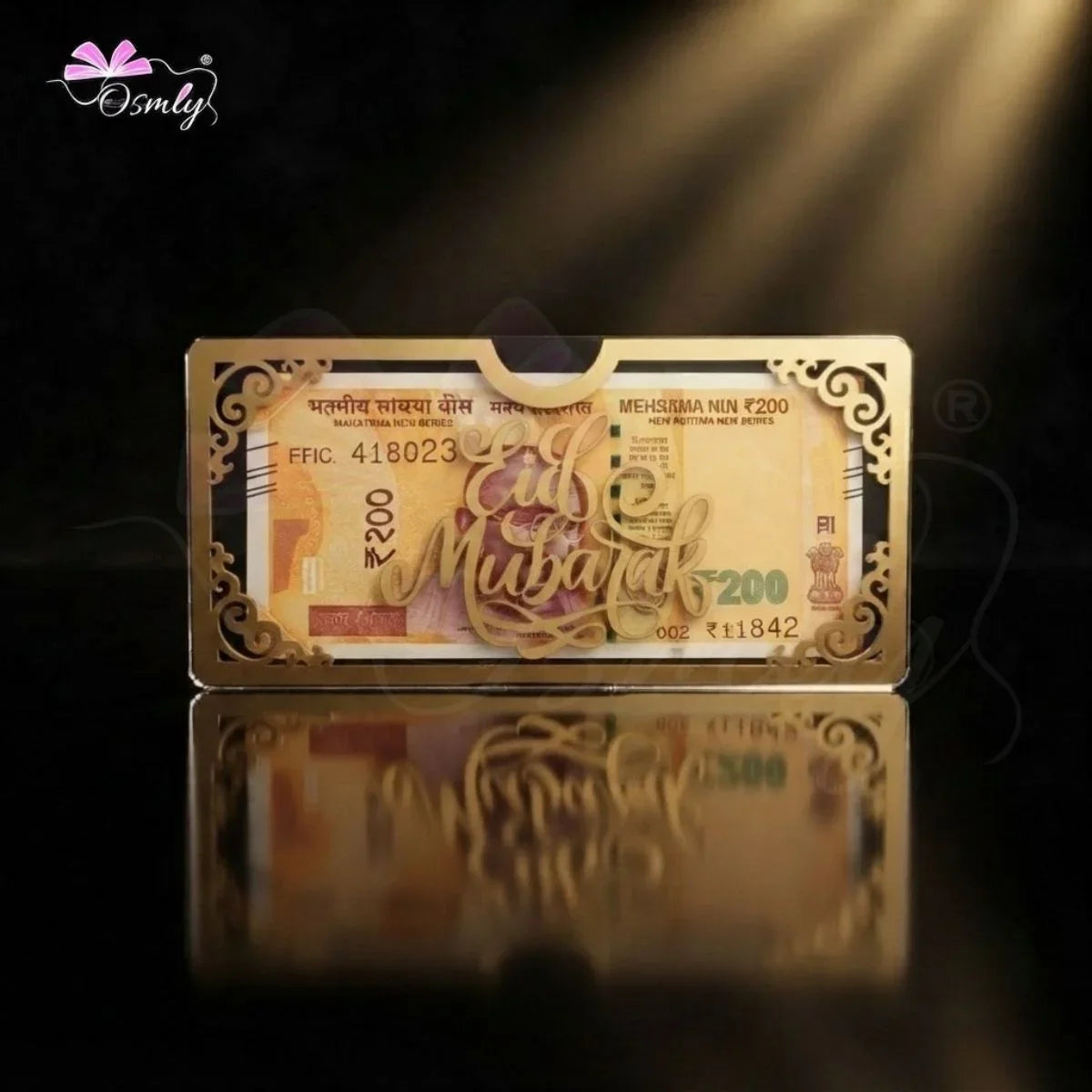 Eid Mubarak Acrylic Eidi Envelope
