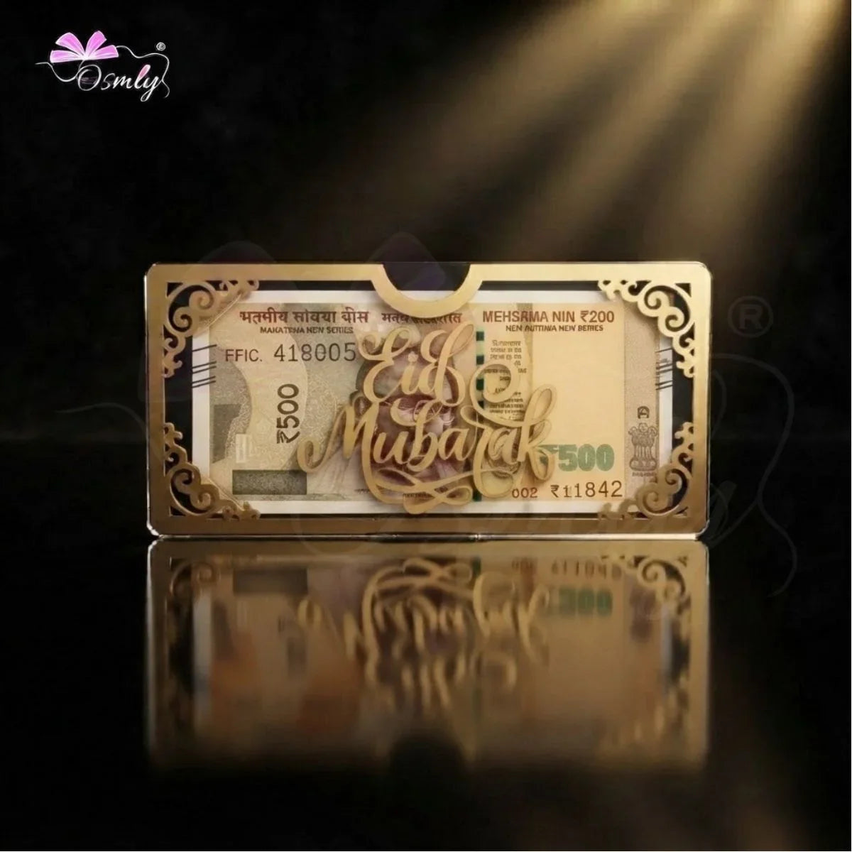 Eid Mubarak Acrylic Eidi Envelope